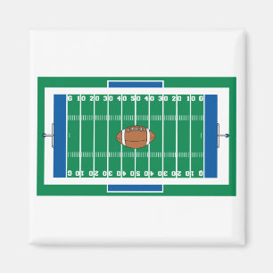 Aimant graphique de terrain de football américain