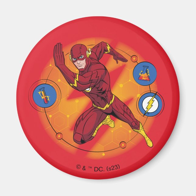 Aimant Graphique d'exécution du laboratoire Flash de dess (Devant)