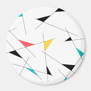 Aimant Graphique géométrique moderne, tendance, simple et