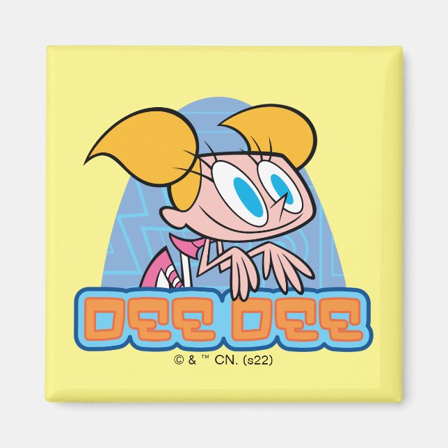 Aimant Graphique Nom du caractère Dee Dee (Devant)