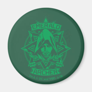 Aimant Graphique vert de la flèche   Archer