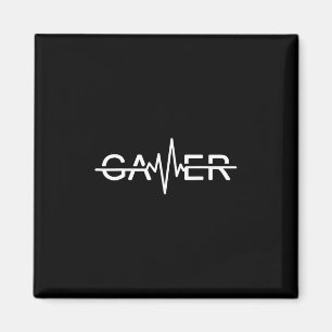 Aimant Graphiques de jeux vidéo Gamer Heartbeat 