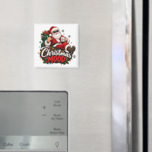 Graphisme de cadeau de Noël amusant de Santa pour