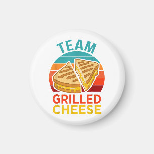 Aimant Graphisme de l'amoureux du sandwich au fromage gri