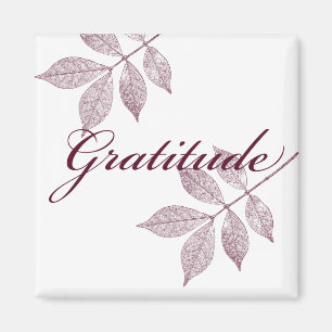 Aimant Gratitude inspirée de mots