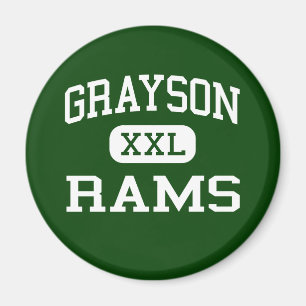Aimant Grayson - Rams - Lycée - Loganville Géorgie