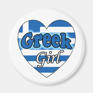 Aimant Grec Girl Magneet