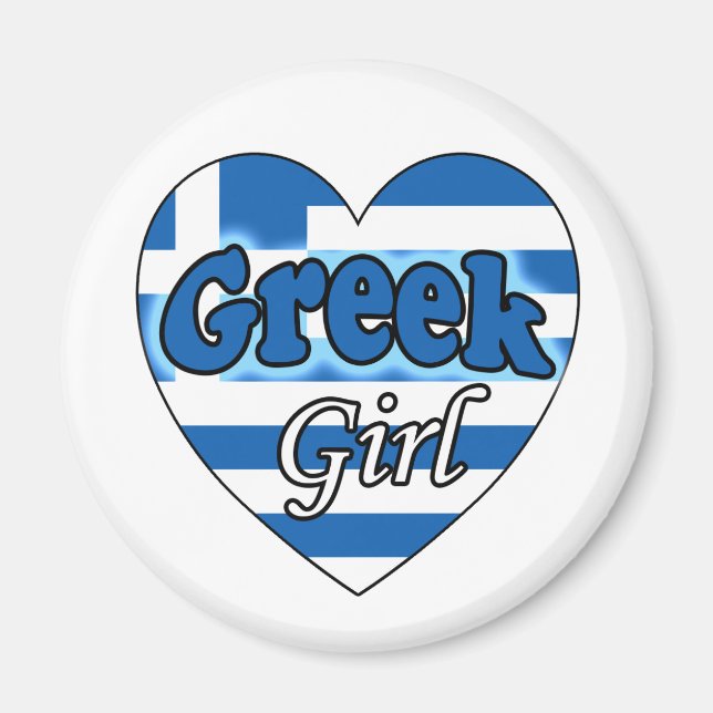 Aimant Grec Girl Magneet (Devant)