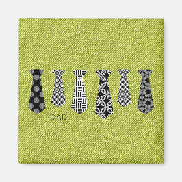 Aimant Green Denim Black Cravates DAD Bureau Boss