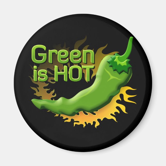 Aimant Green is HOT (Devant)