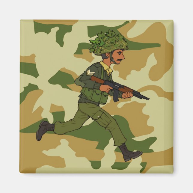 AIMANT GREEN SOLDIER PAKISTAN (Devant)