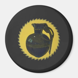 Aimant Grenade verte