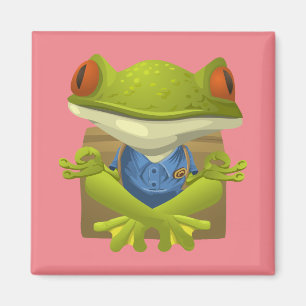 Aimant Grenouille de Yoga