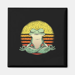 Aimant Grenouille de yoga méditation sport