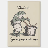 Grenouille drôle C'est tout Vous allez dans la Sou