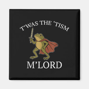 Aimant Grenouille drôle graphique TWAS le Tism M Lord