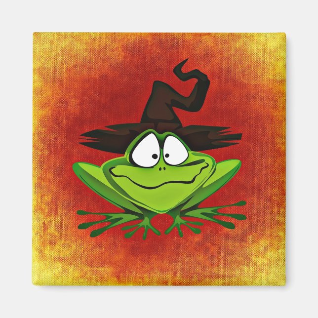 Aimant Grenouille en cuisine (Devant)