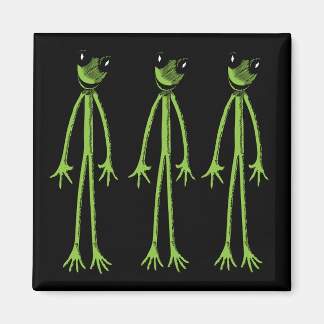 Aimant Grenouille maigre (Devant)