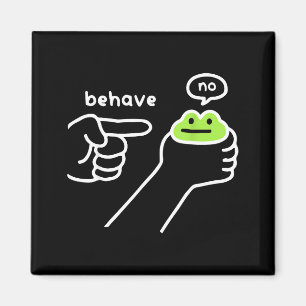 Aimant Grenouille malhonnête Mème de grenouille drôle Se