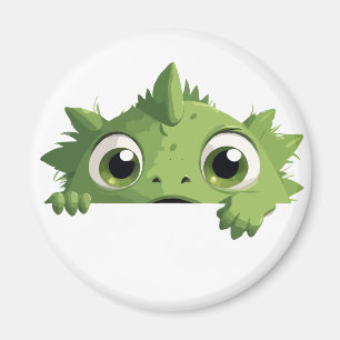 Aimant Grenouille Peeking mignon adorable drôle dessin an