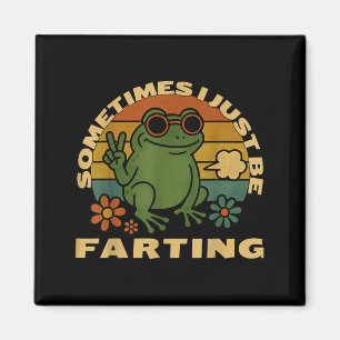 Aimant Grenouille qui pète Juste sarcastique Je souris pa