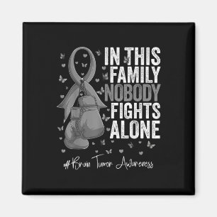 Aimant Gris Ribbon Survivant Fighter Cerveau Tumeur Sensi