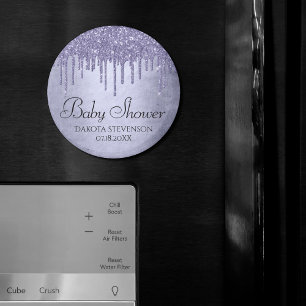 Aimant Grisette Violet Pailleté   Lavande Icing Shower