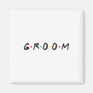 Aimant Groom Hommes Bachelor Fête de mariage Groom To Be