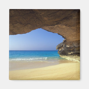 Aimant Grotte à French Bay, île de San Salvador