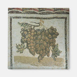 Aimant Groupe de raisins blancs, mosaïque romaine
