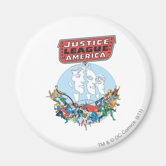 Aimant Groupe Justice League of America (Devant)