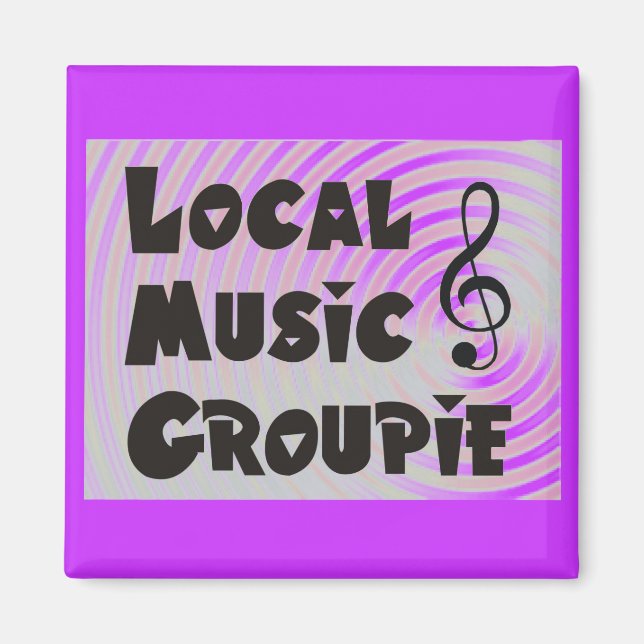 Aimant Groupe musical local (Devant)