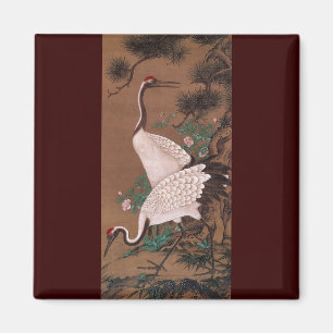 Aimant Grues, Watanabe Shuseki Art Japonais