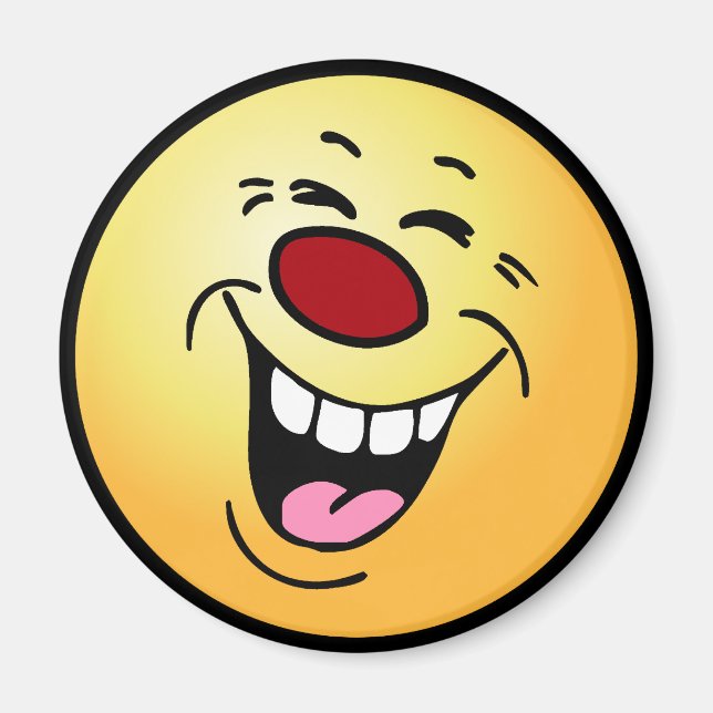 Aimant Grumpey du visage riant (Devant)