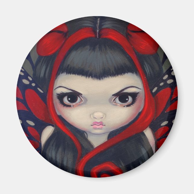 Aimant "Grumpy Red Fairy" (Devant)