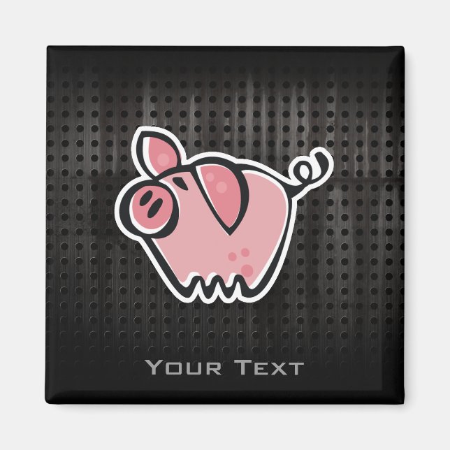 Aimant Grunge pig (Devant)