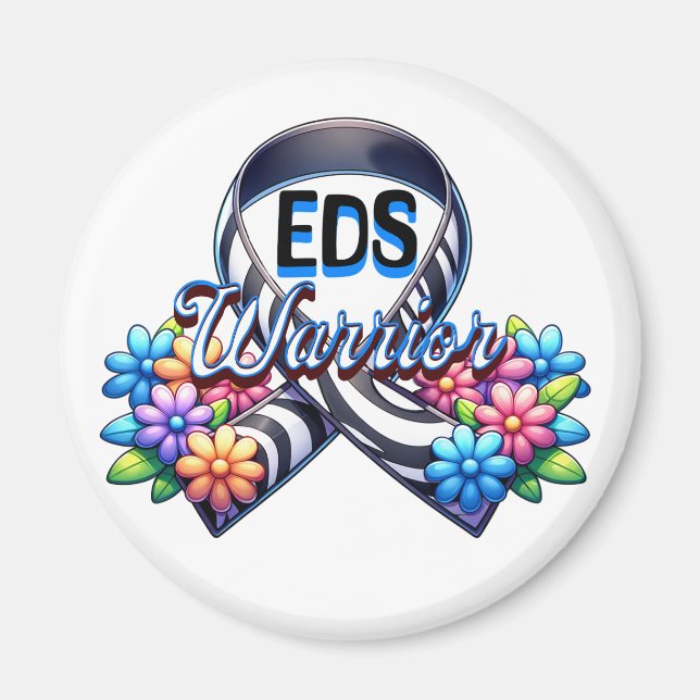 Aimant Guerrier EDS | Syndrome d'Ehlers-Danlos T-Shirt (Devant)