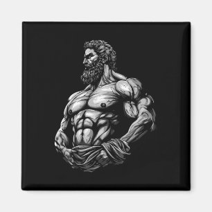 Aimant Guerrier grec musculation salle de sport Muscles F