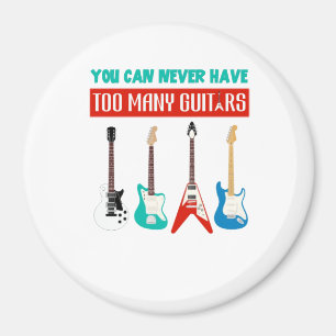 Aimant Guitare Lover   Vous Ne Pouvez Jamais Avoir À Beau