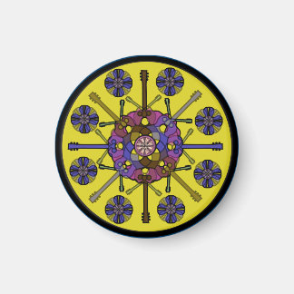 Aimant Guitare Mandala