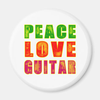 Aimant Guitare Peace Love