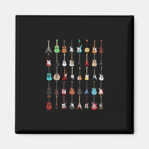 Aimant Guitariste Guitare instrument de musique Rock et R