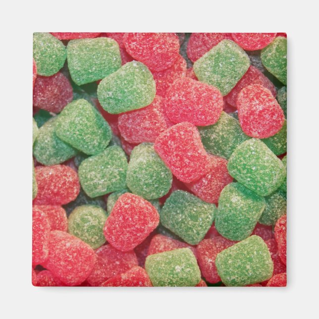 Aimant Gumdrops de Noël (Devant)