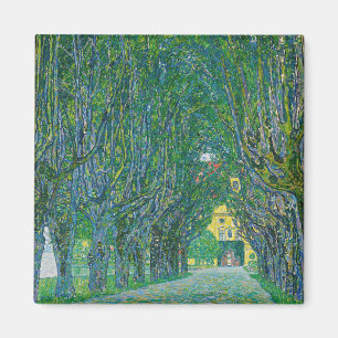 Aimant Gustav Klimt - Avenue dans le parc Schloss Kammer