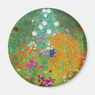 Aimant Gustav Klimt Bauerngarten Flower Garden Art