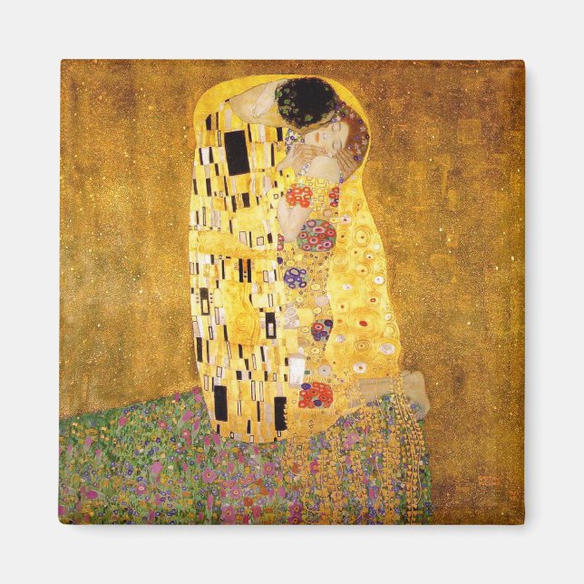 Aimant Gustav Klimt Le Baiser (Devant)