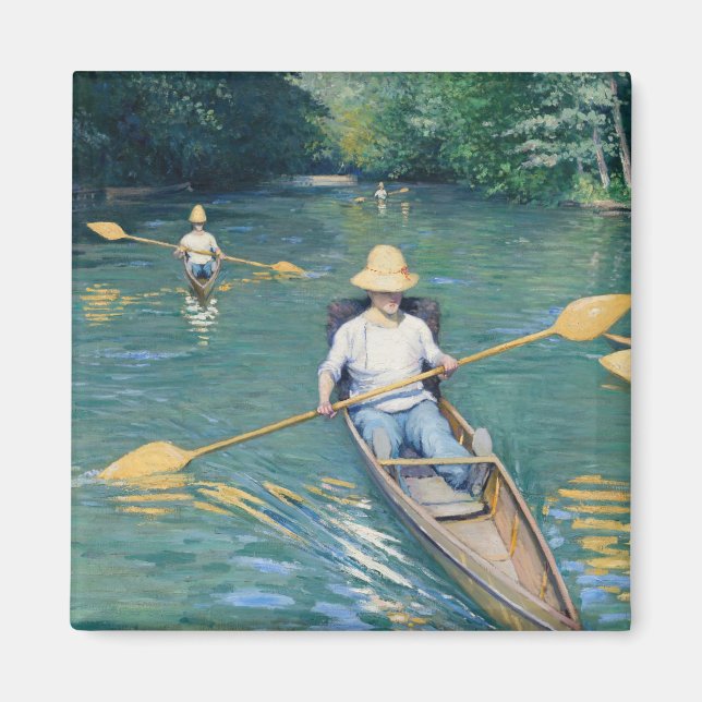 Aimant Gustave Caillebotte - Embarcations sur l'Yerres (Devant)