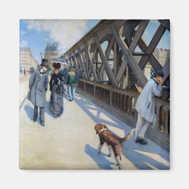 Aimant Gustave Caillebotte - Le Pont de l'Europe (Devant)