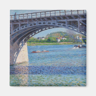 Aimant Gustave Caillebotte - Pont à Argenteuil et Seine
