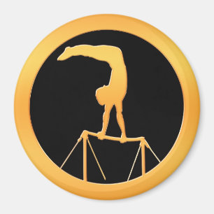 Aimant Gymnaste d'or de barres inégales